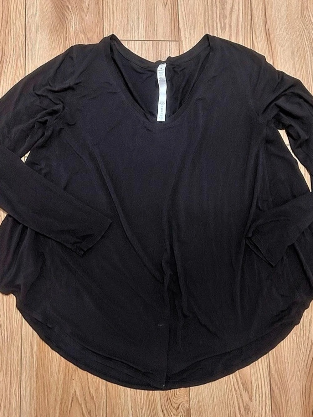 lululemon Modal Silk oversize Yoga Long-Sleeve Shirt Brown Size 6